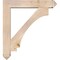 Ekena Millwork Imperial Arts and Crafts Smooth Bracket w/ Offset Brace, Douglas Fir, 7 1/2"W x 40"D x 44"H BKT0806X40X44IMP03SDF - alternate 4